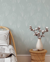 Snowdrop Floral Wallpaper